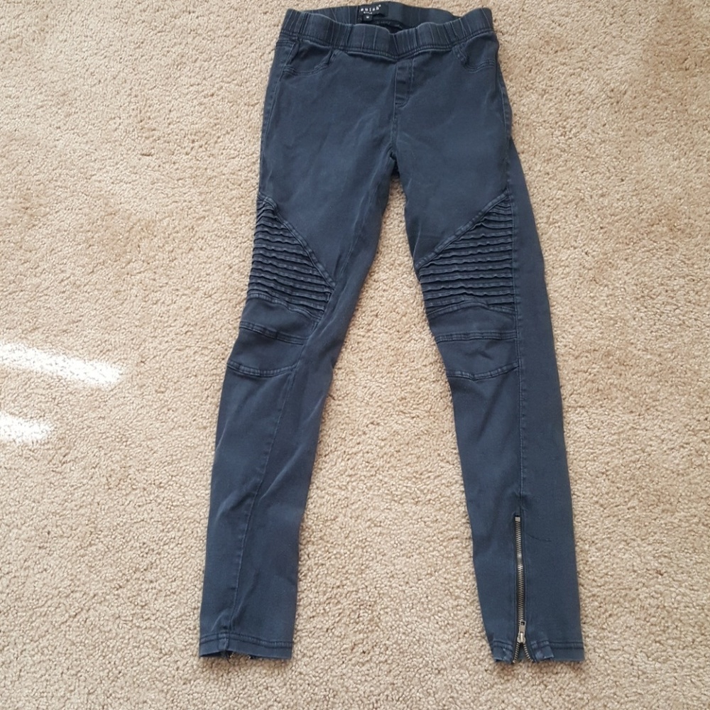 Black Moto Leggings size M